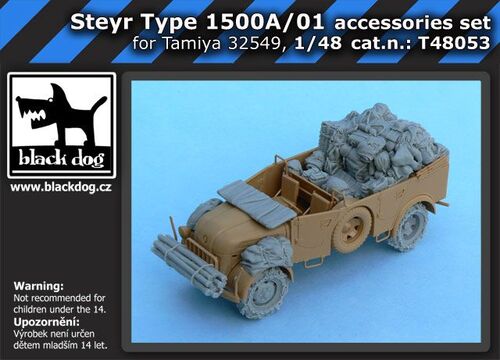 OBDT48053 Type 1500A accessories, 1/48 scale.