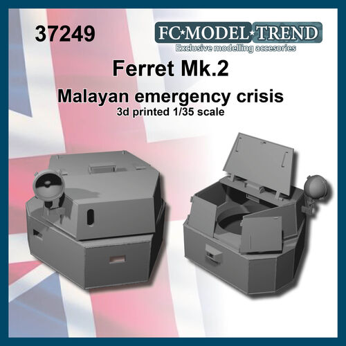37249 Ferret Mk 2 Malayan emergency crisis, escala 1/35.
