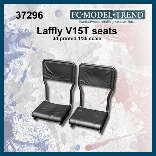 37296 Laffly V15T seats, 1/35 scale.