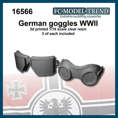 16566 Alemania Gafas WWII, escala 1/16.