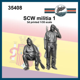 35408 SCW Militia 1, 1/35 scale.