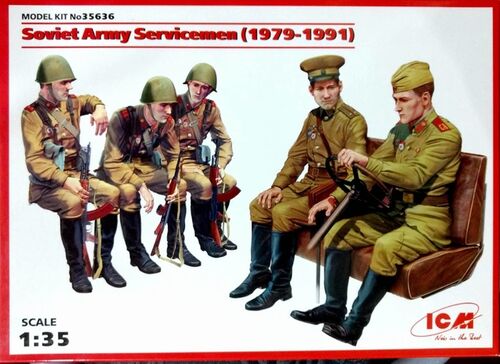 ICM35636 Soviet army servicemen 1/35 scale.