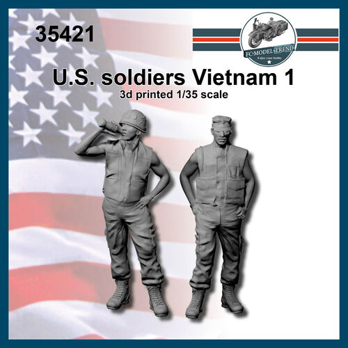 35421 US soldiers Vietnam, 1/35 scale.