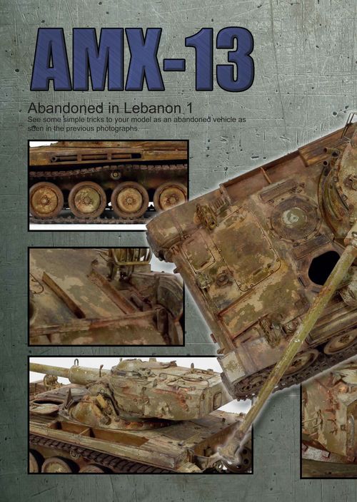 10004 Blue steel 5 AMX-13 abandoned in Lebanon