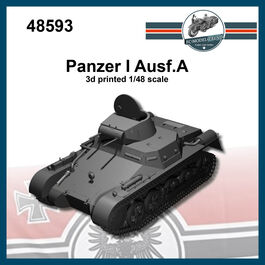 48593 Panzer I Ausf.A, 1/48 scale.