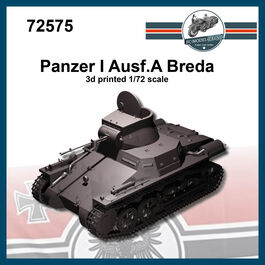 72575 Panzer I Ausf. A Breda. 1/72 scale.