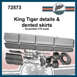 72573 King Tiger, details, 1/72 scale.