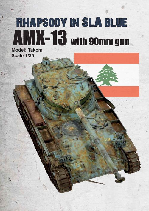 10004 Blue steel 5 AMX-13 abandoned in Lebanon