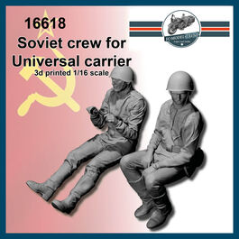 16618 Soviet crew for Universal carrier, 1/16 scale.