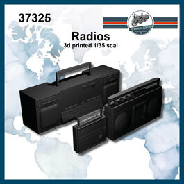37325 Stereo radio players, 1/35 scale.