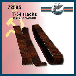 72585 T34 tank and variants tracks, 1/72 scale.