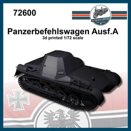 72600 Panzerbefehlswagen Ausf.A, 1/72 scale.