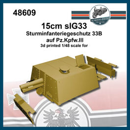 48609 15cm Sig33 Sturminfanteriegschutz, 1/48 scale.