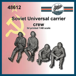 48612 Soviet crew for Universal carrier, 1/48 scale.