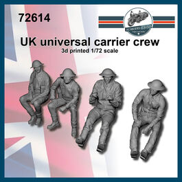 72614 Universal carrier UK crew, 1/72 scale.