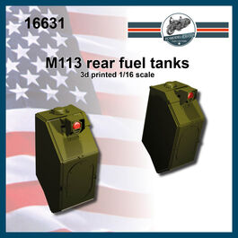 16631 M113 rear fuel tanks, 1/16 scale.