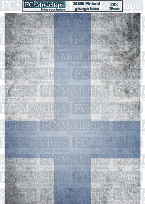 36365 Finland grunge self adhesive base 19x26cm