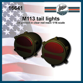 16641 M113 rear lights, 1/16 scale.
