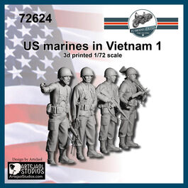 72624 US marines in Vietnam 1, 1/72 scale.