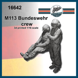 16642 Bundeswehr M113 crew, 1/16 scale.