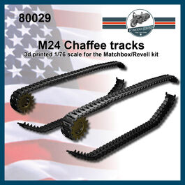 80029 M24 Chaffee, tracks 1/76 scale.