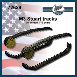 72628 M3/M5 Stuart tracks, 1/72 scale.