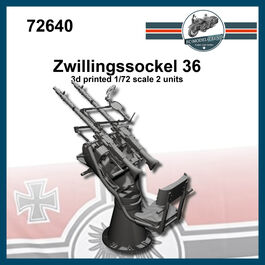 72640 Zwillingssockel 36, 1/72 scale.