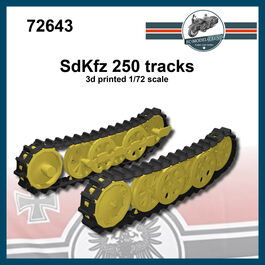 72643 SdKfz 250 tracks 1/72 scale.
