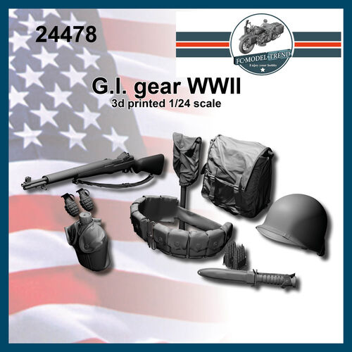 24478 GI gear WWII, 1/24 scale.