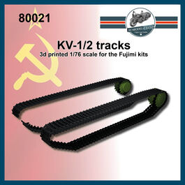 80021 KV1/2 tracks, 1/76 scale.