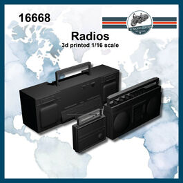 16668 Modern radios 1/16 scale.