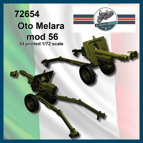 72654 Oto Melara mod 56, 1/72 scale.