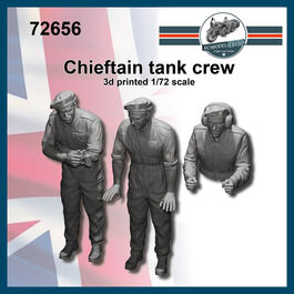 72656 Chieftain crew, 1/72 scale.