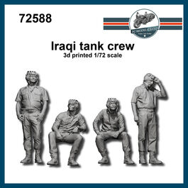 72588 Iraq tank crew, 1/72 scale.