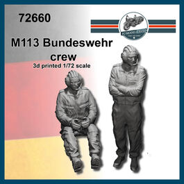 72660 Bundeswehr M113 crew, 1/72 scale.