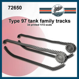 72650 Type 97 and family tracks, 1/72 scale.