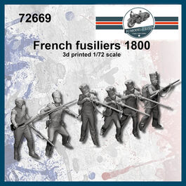 72669 French fusiliers s XIX, 1/72 scale.
