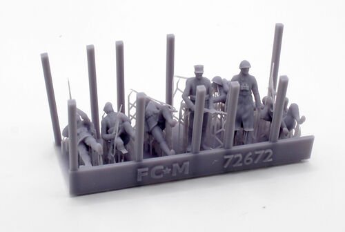 72672 Polish soldiers WWII, 1/72 scale.