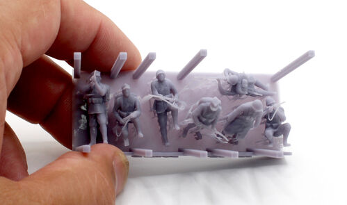 72672 Polish soldiers WWII, 1/72 scale.