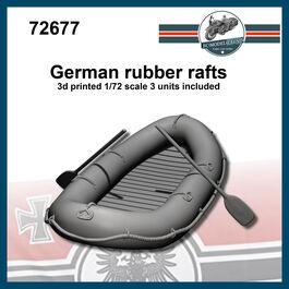 72677 German rubber boats WWII, 1/72 scale.