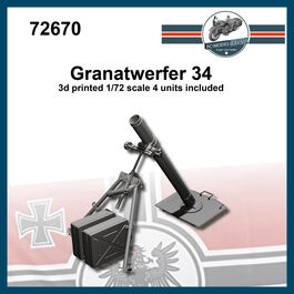 72670 Granatwerfer 34, 1/72 scale.