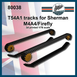 80038 Sherman M4A4/Firefly T48 tracks, 1/76 scale.
