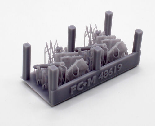 48619 Mortar GW 34, Granatwerfer 34, 1/48 scale.