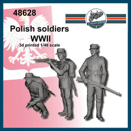 48628 Polish soldiers WWII, 1/48 scale.