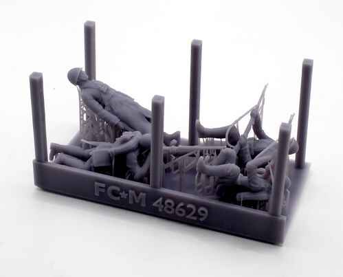 48629 Polish soldiers WWII, 1/48 scale.