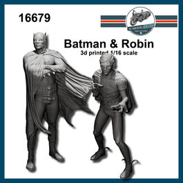16679 Batman & Robin, 1/16 scale.