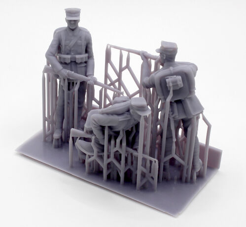 37355 Polish soldiers WWII, 1/35 scale.