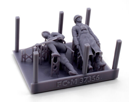 37356 Polish soldiers WWII, 1/35 scale.