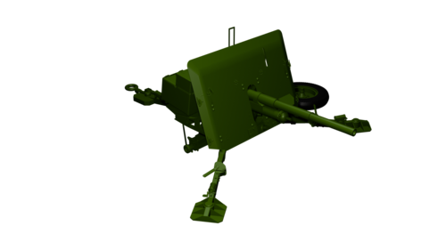 37358 Ordnance 2 pounder, 1/35 scale.