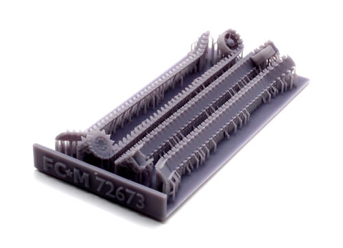 72673 Sherman M4A4/Firefly T54 tracks, 1/72 scale.